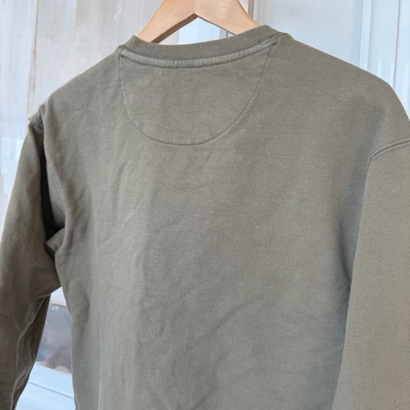 Jack & Jones Men's Olive Green Crew Neck Sweatshirt Size M Pullover Modern - Picture 11 of 15
